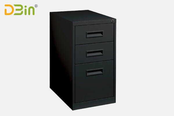 China 3 drawer black vertical filing cabinet wholesale price